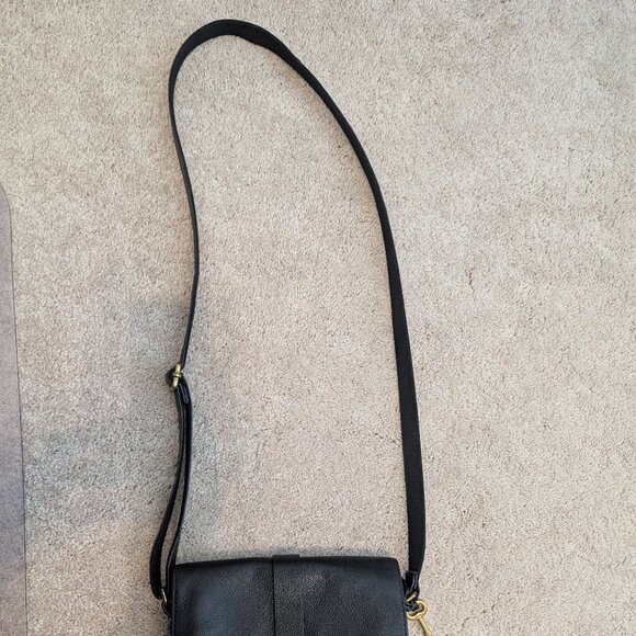 Original Fossil Kinley Small Crossbody Bag in Black/Bone - Picture 3 of 9